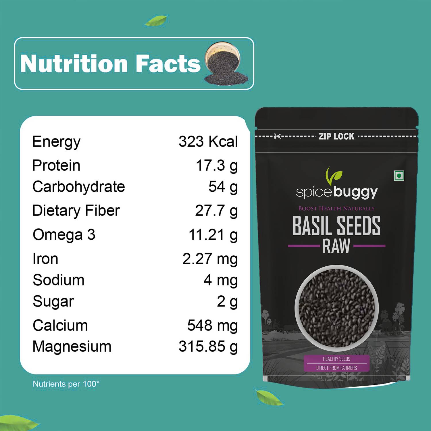 SPICEBUGGY Organic Basil Seeds - Image 4