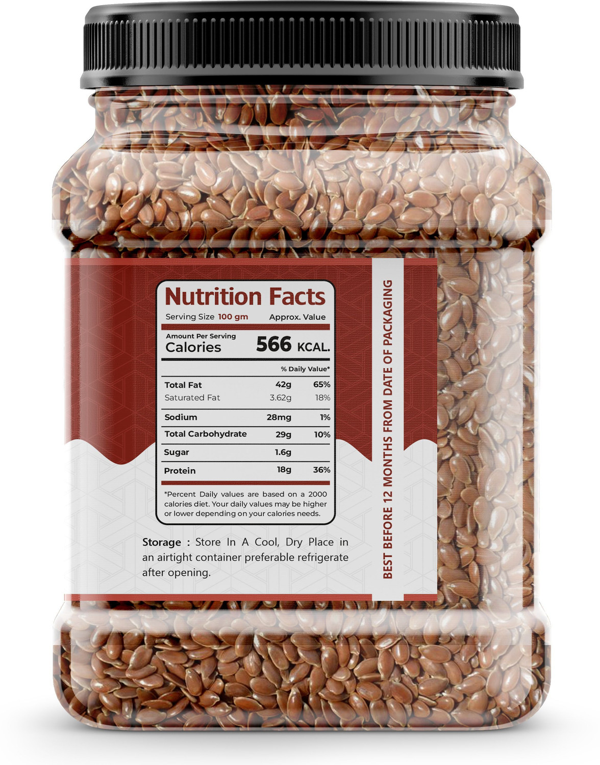 Image of Yajurveda ES 101 Brown Flax Seeds