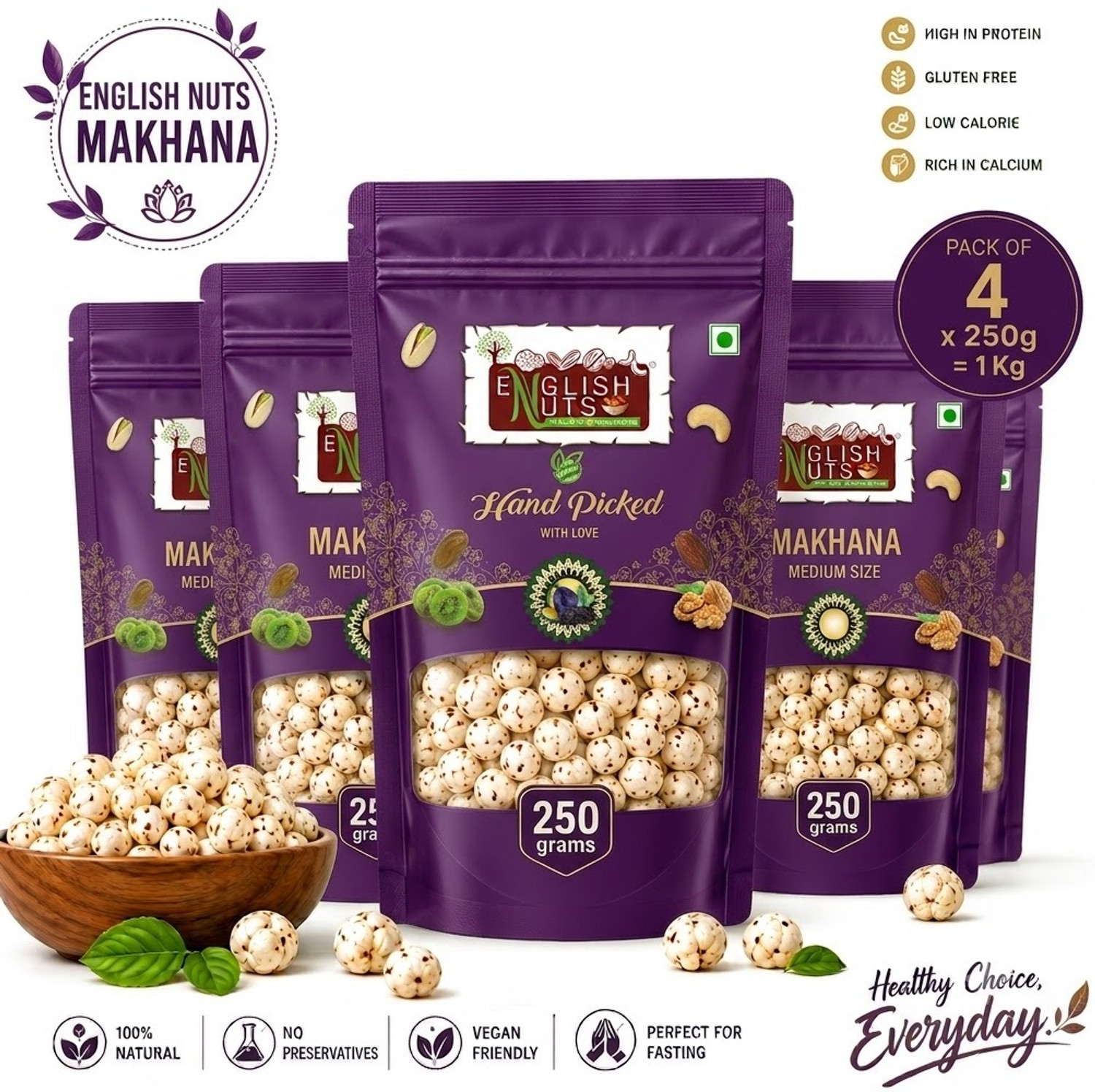 Image of ENGLISH NUTS Classic Makhana Makhana