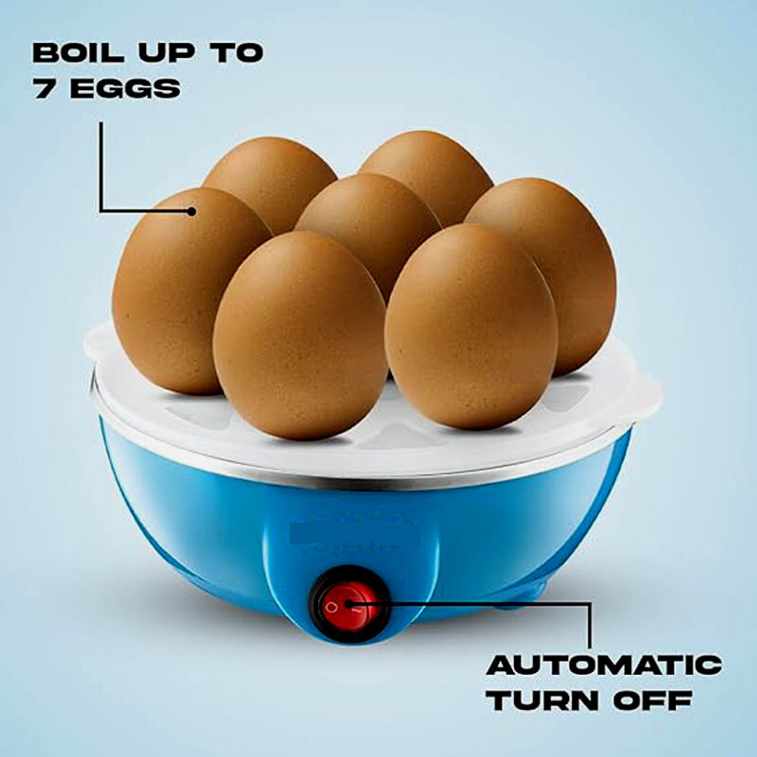 Image of Prime Mall Egg Boiler(7 Egg) Egg Cooker