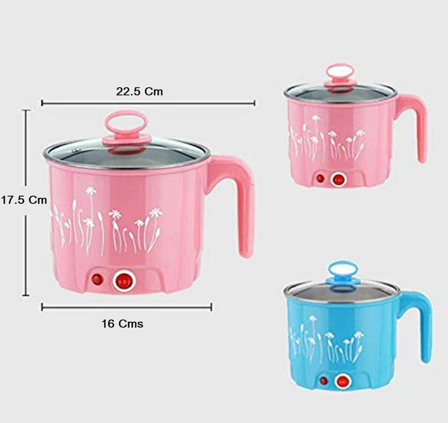 Image of Anadaya Enterprise Electric Cooker /Non-stick Cooking Pot /Mini Rice Cooker /Portable Pot Travel Cooker, Egg Cooker, Rice Cooker