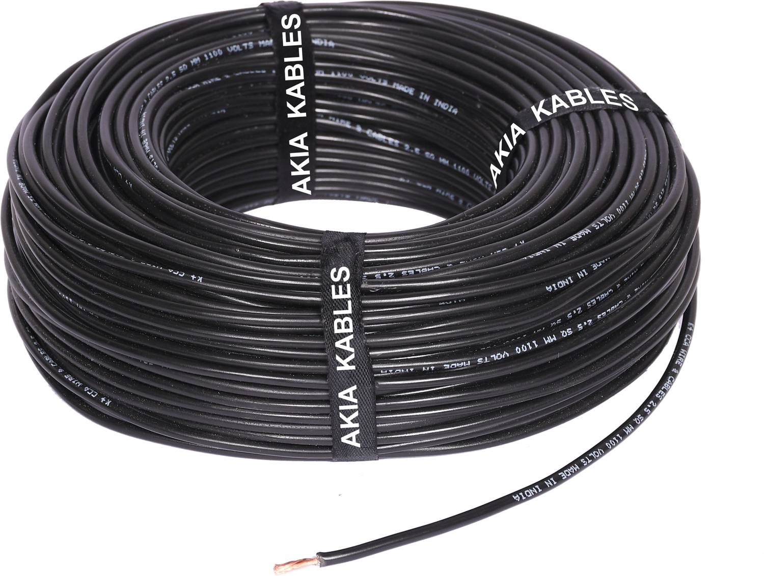 AKIA 1.5 sq/mm Black 90m Industrial Wire - Image 3