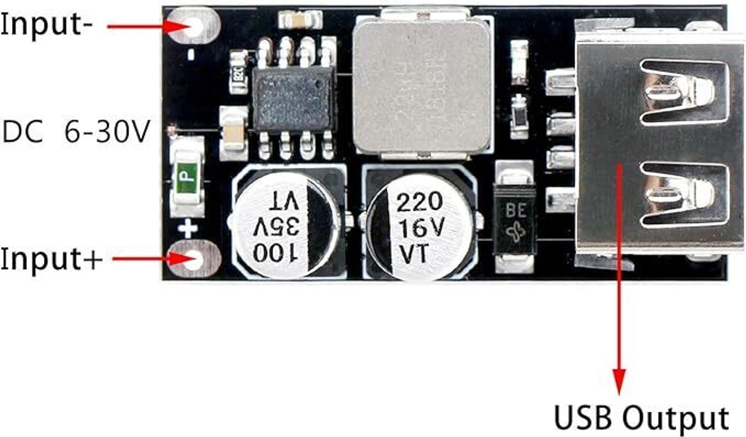 Image of SG Flash HIGH 1PCS 5V Car USB DC Step-down Module Mobile Phone Charging Board 12V24V to Electronic Components Electronic Hobby Kit