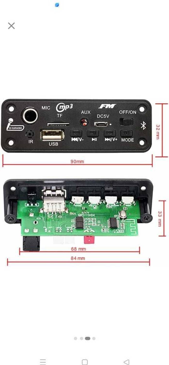 DKGROW Bluetooth MP3 Module with 2400mAh Battery - Image 2