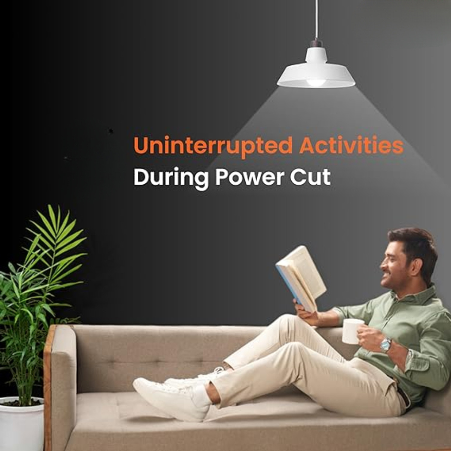 Image of Gold Nation 12W Charging emergency bulb pack of 2 Bulb Emergency Light 8 hrs Bulb 8 hrs Bulb Emergency Light