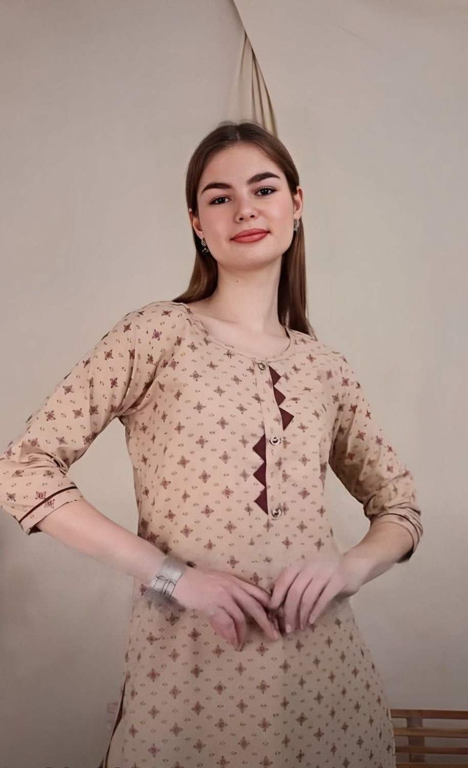Image of Leafhandlooms Women Kurta and Pant Set
