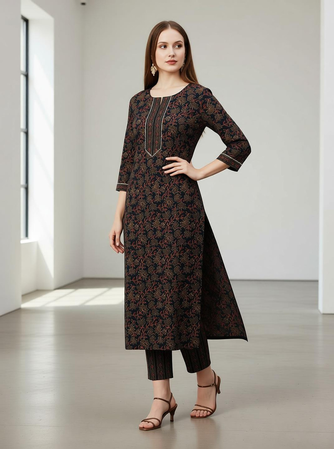Image of KP FAB KP FAB Women Kurta and Pant Set