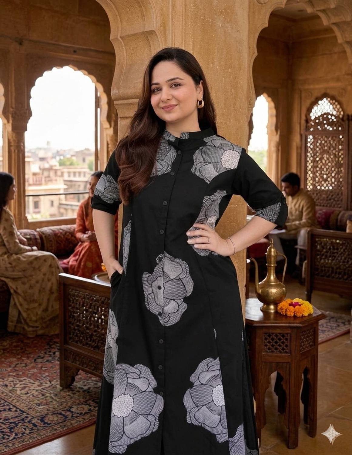 Divastri Women Kurta Palazzo Set - Image 4