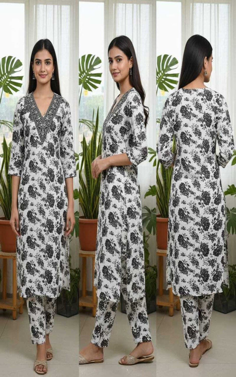 Image of GS Attire Women Kurti Pant Set