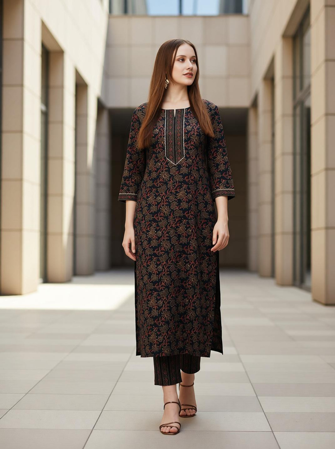 Image of KP FAB KP FAB Women Kurta and Pant Set