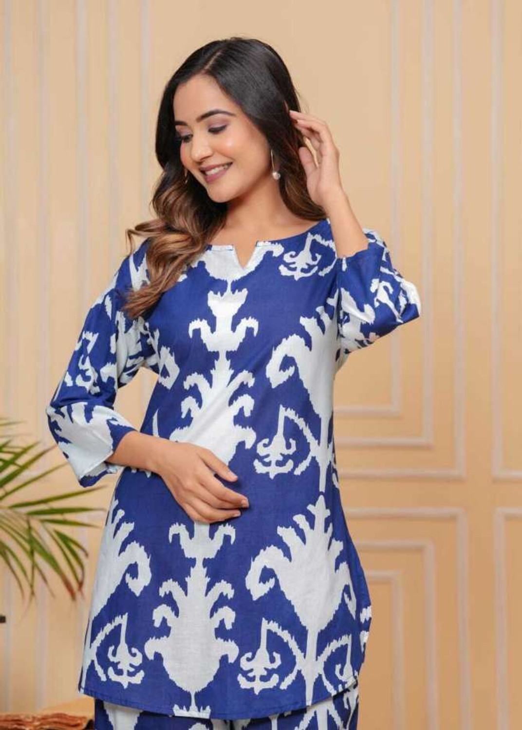 Image of Tisky Tunic Palazzos Co-ords Set