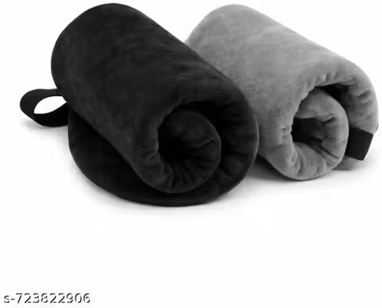 Image of Emutz Relaxation & Eye Pain Relief (Black, Grey) (Pack Of 2) Eye Mask for Sleeping