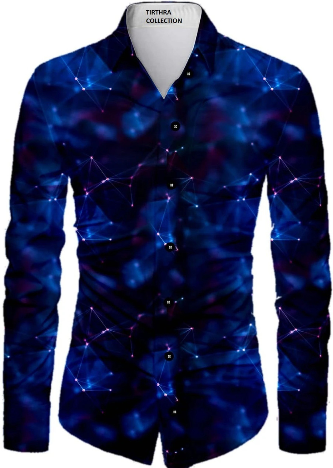 Image of TIRTHRAJ COLLECTION TM Polycotton Printed Shirt Fabric