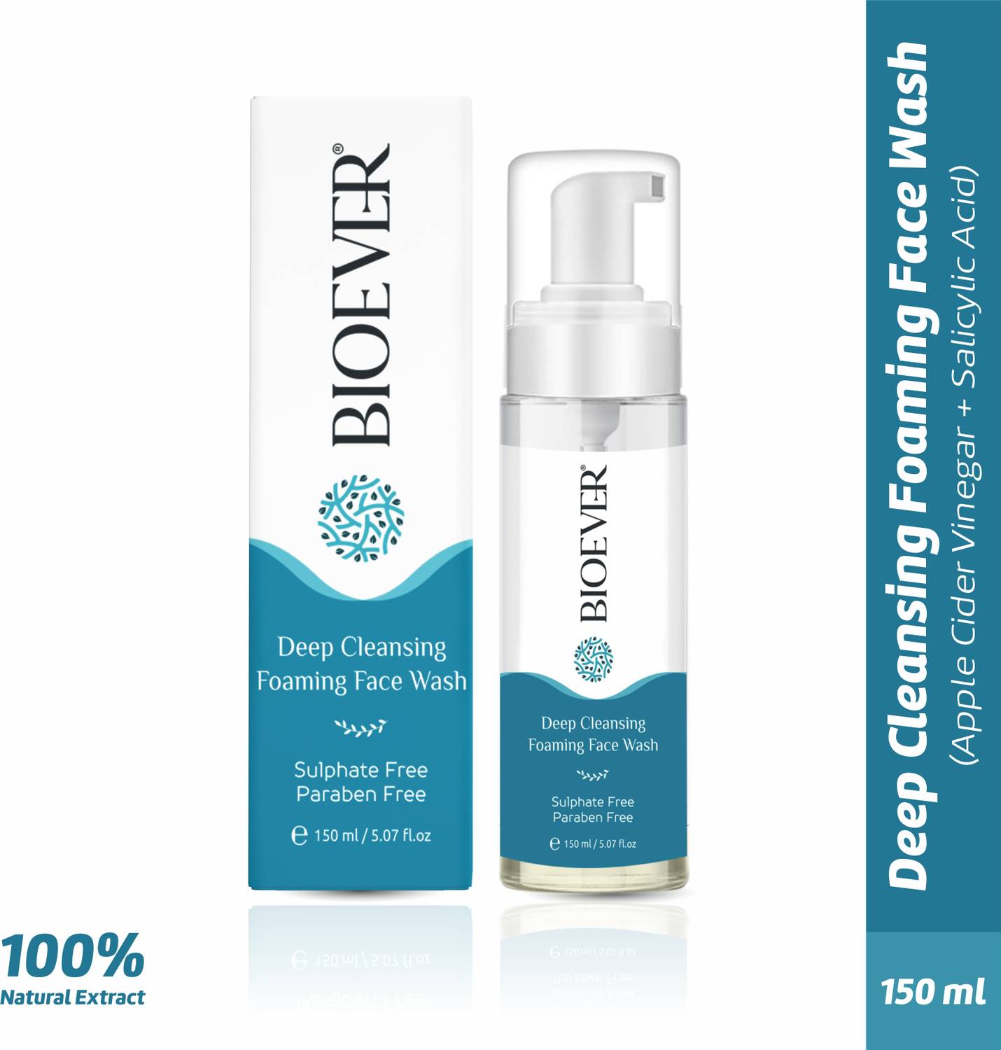 Bioever 3-In-1 Deep Cleansing Skin Whitening Foam, face wash, for all skin  Face Wash