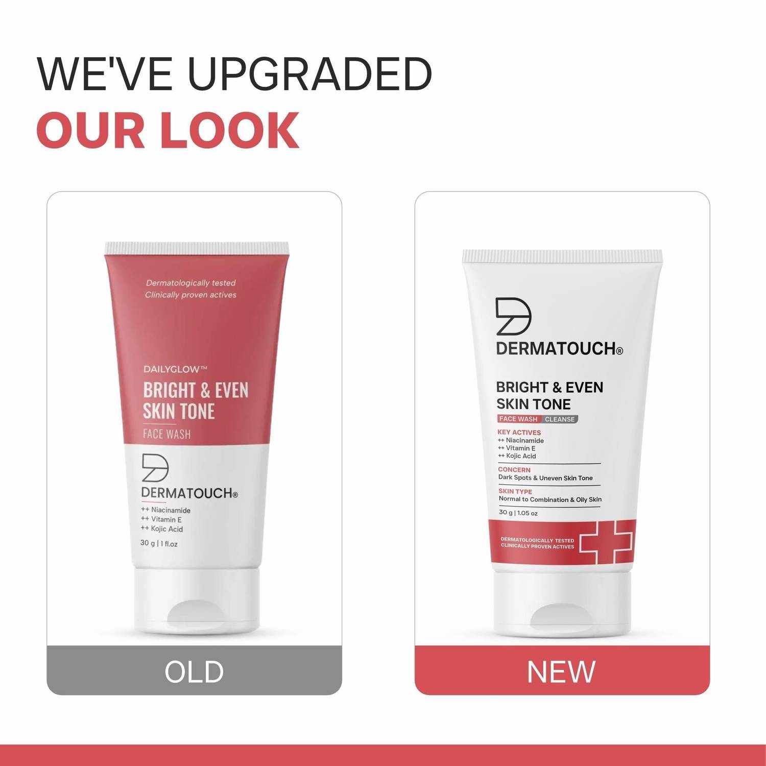 DERMATOUCH Bright & Even Tone Face Wash 30g - Image 2