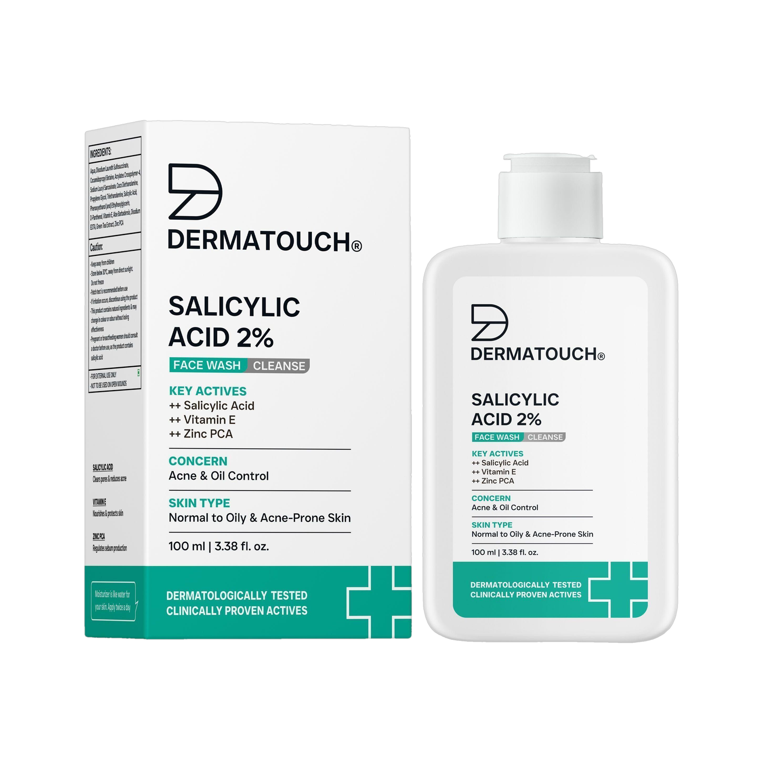 Dermatouch Salicylic Acid 2% Face Wash 100ml - Image 1