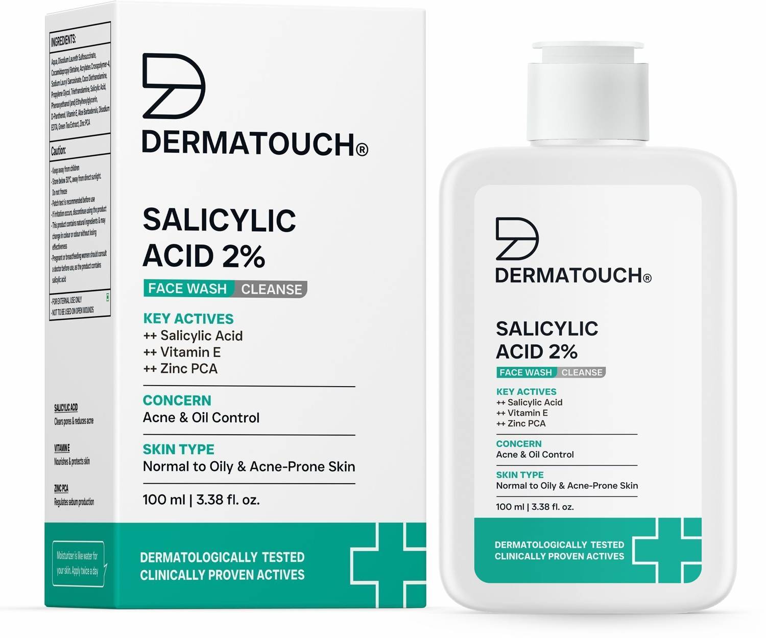Dermatouch Salicylic Acid 2% Face Wash - Image 1