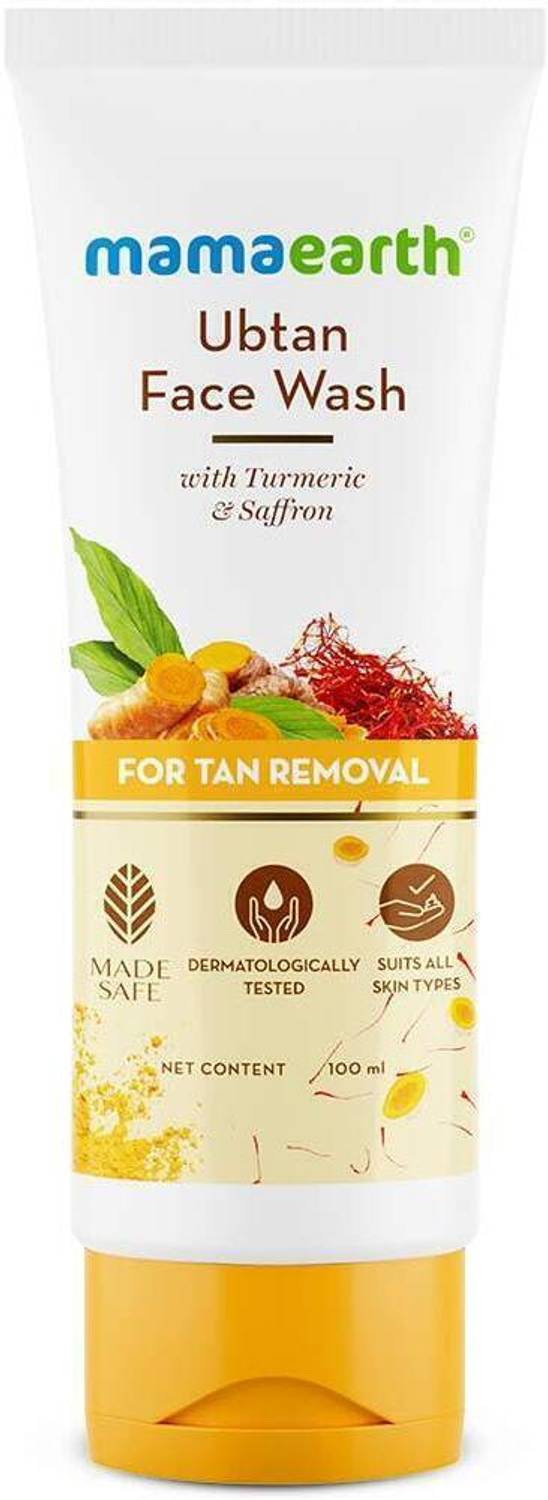Mamaearth Ubtan Natural for All Skin type with Turmeric & Saffron for Tan removal and brightning Face Wash (100 ml) deal from flipkart Mamaearth Ubtan Natural for All Skin type with Turmeric & Saffron for Tan removal and brightning Face Wash (100 ml) deal from flipkart