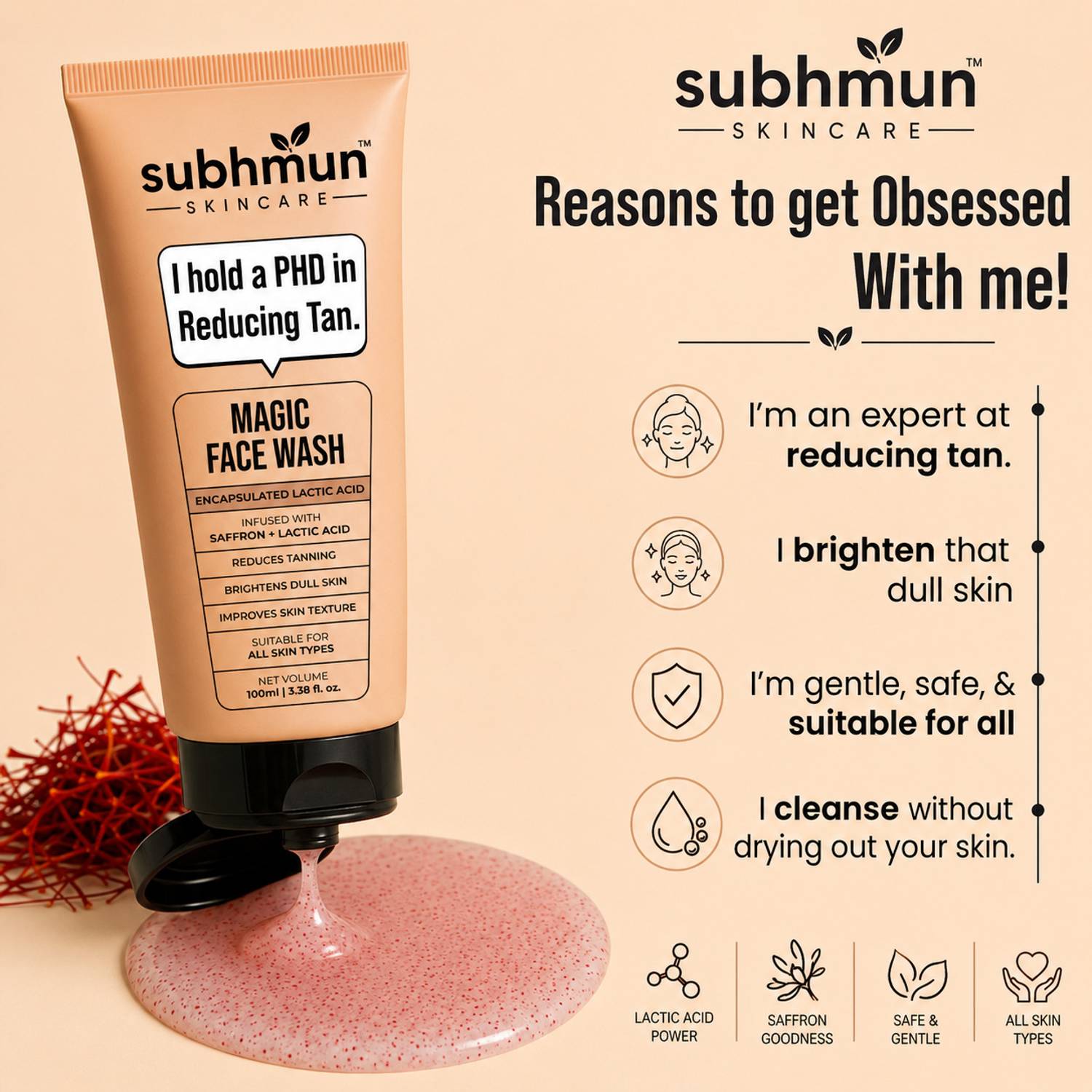 SUBHMUN Magic Face Wash 300ml - Image 2