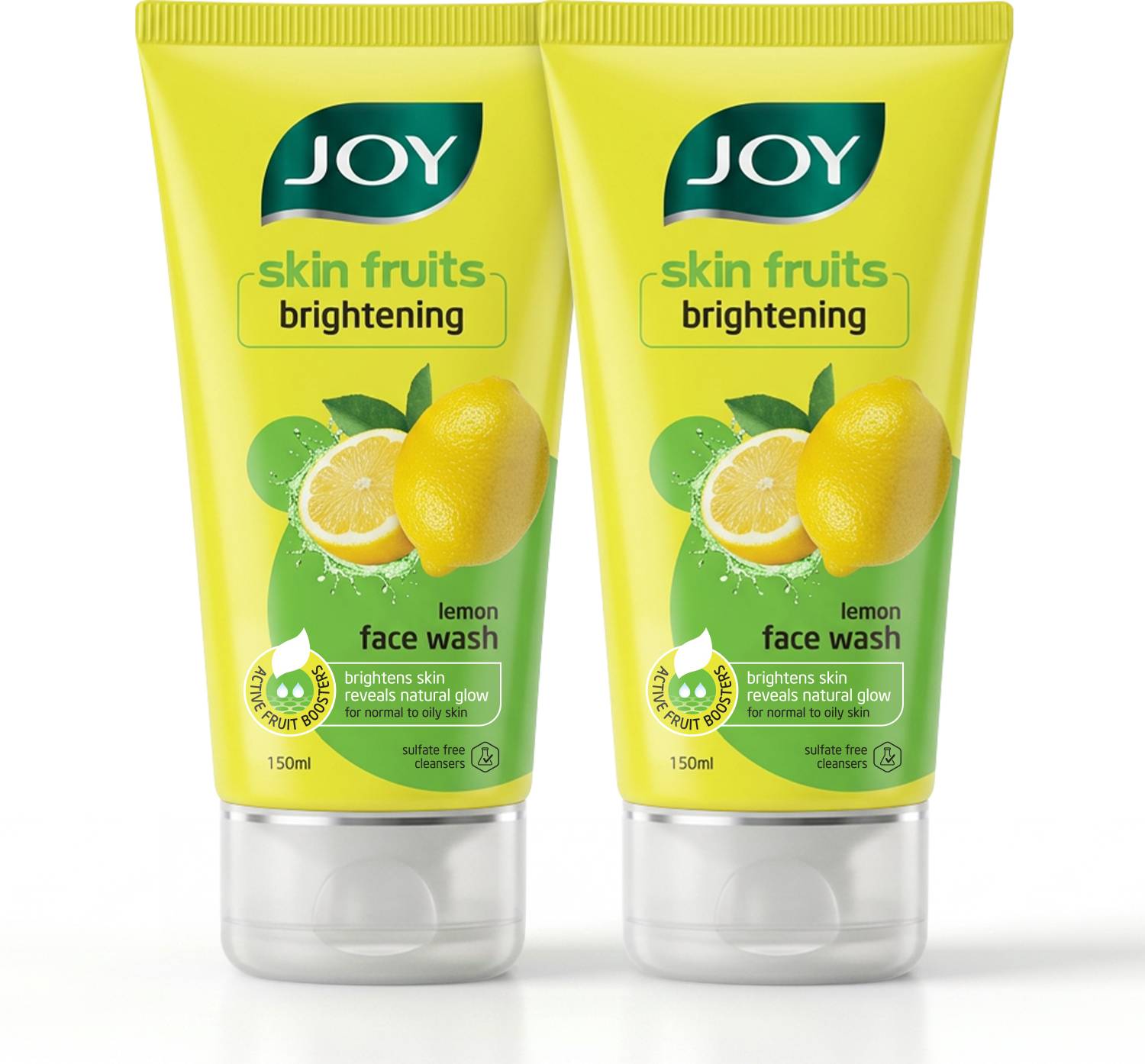 Joy Lemon Brightening Face Wash for Oily Skin, 100ml - Image 1
