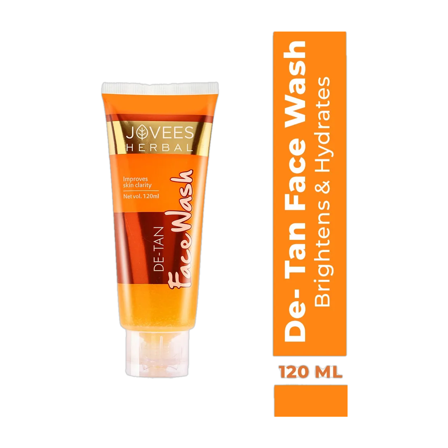 JOVEES Herbal De-Tan For Tan Removal|All Skin Types|Paraben & Alcohol Free Face Wash