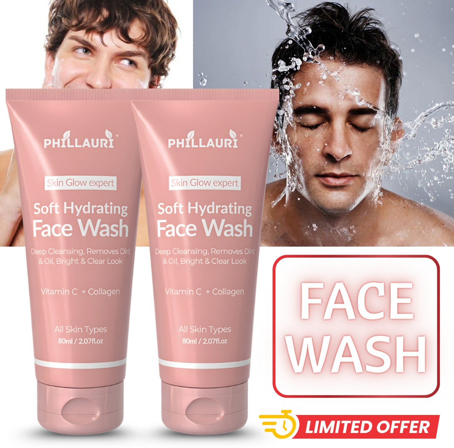 Image of Phillauri Skin Glow Balanced Care for Daily Skin Routine Face Wash