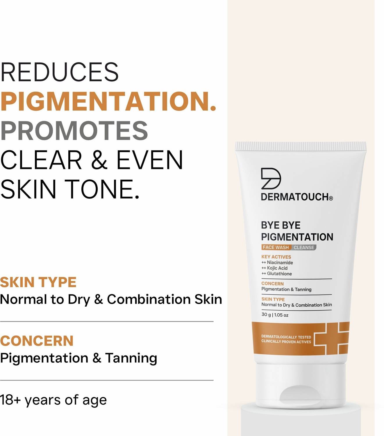 Dermatouch Bye Bye Pigmentation Face Wash - Image 5