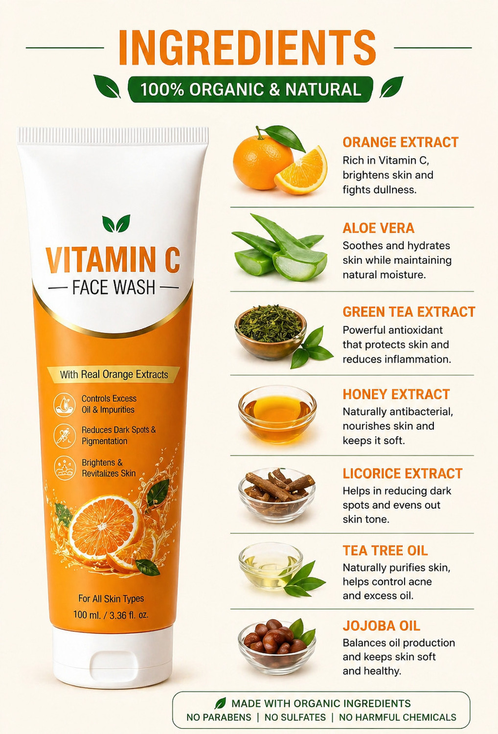 Image of sassy beauty Vitamin C Anti Pollution Deep Clean Face Wash