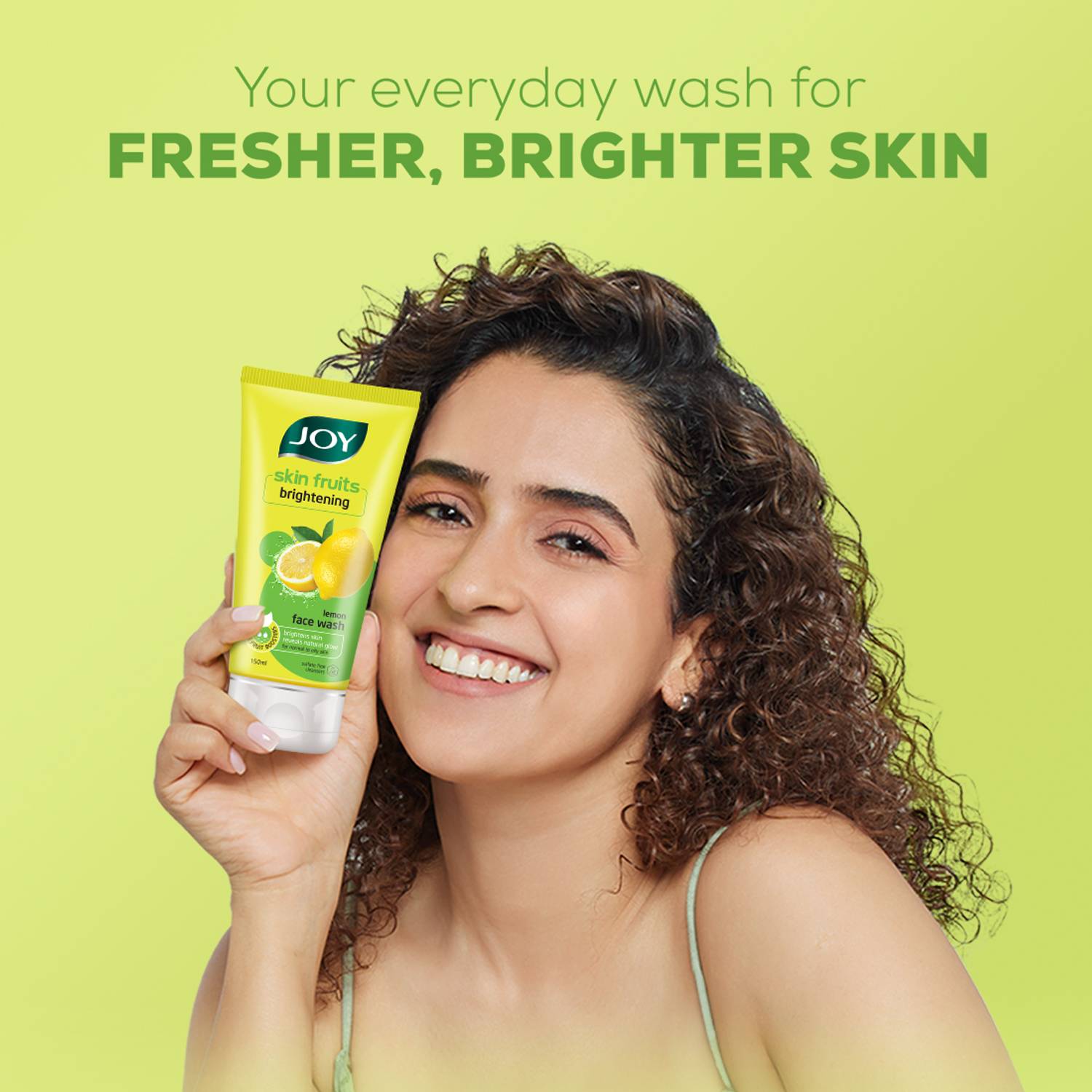 Joy Lemon Brightening Face Wash for Oily Skin, 100ml - Image 2