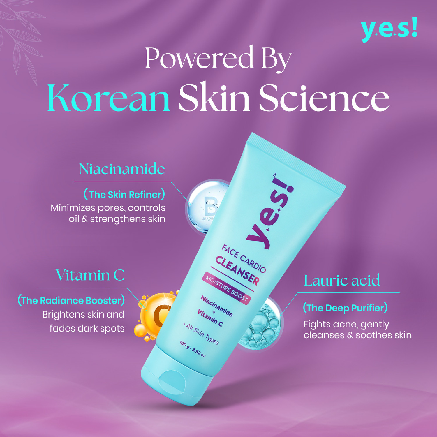 Image of Yes ! Face Cardio Cleanser Face Wash