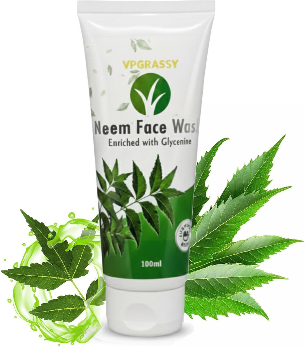 VPGRASSY Ayurvedic Neem 100 ml Herbal Cleanser for Acne, Pimpl