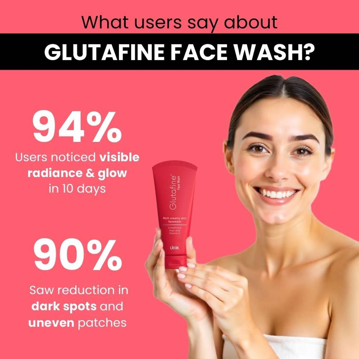 GLUTAFINE Rich Creamy Skin Lightening Face Wash 70g - Image 4