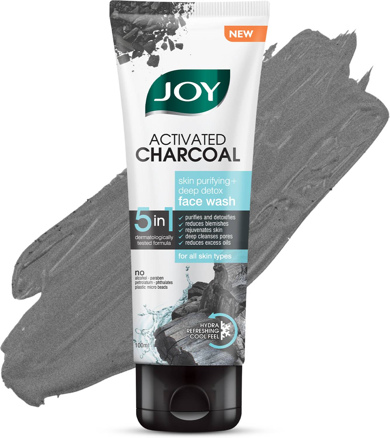 Joy Activated Charcoal Skin Purifying For Oily Skin Face Wash