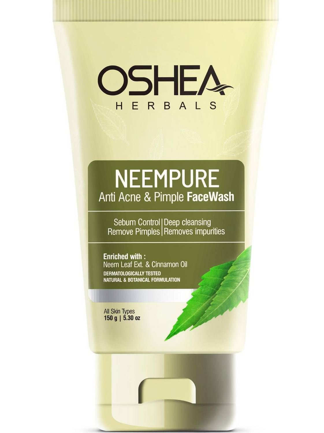 Oshea Herbals Neempure Anti Acne Facewash Reduces Pimples & Hydrates Skin Face Wash