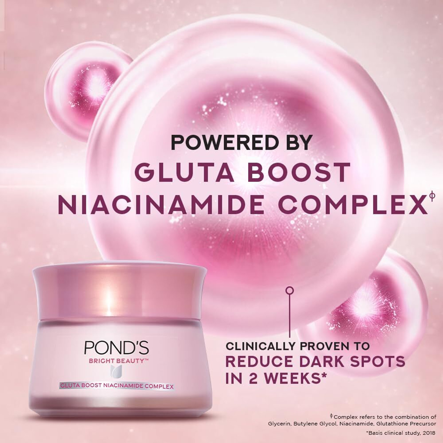 Image of POND's Bright Beauty Anti-Spot Serum Cream SPF 15, 2x50g