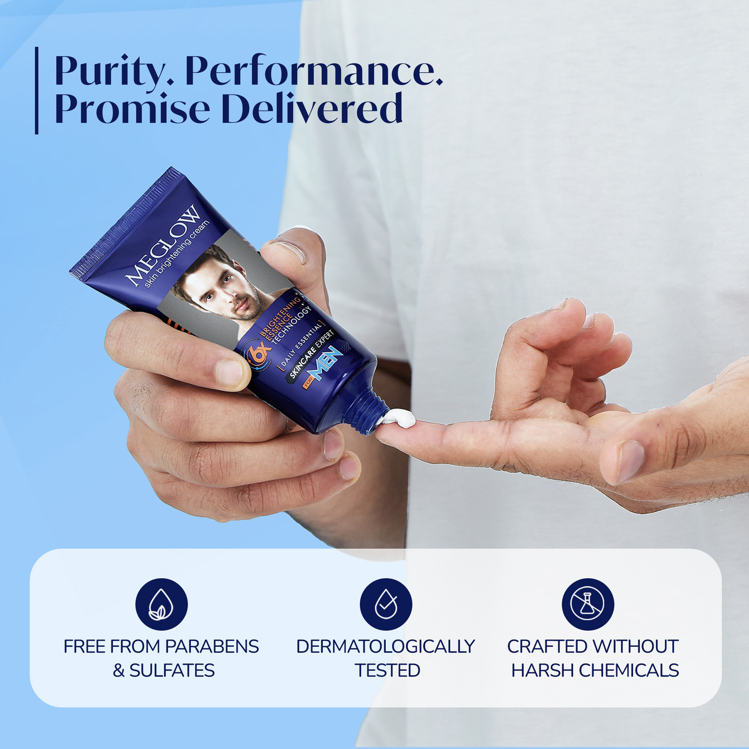 Image of meglow Skin Brightening Cream with Glycolic & Kojic Acid � Dark Spots Removal