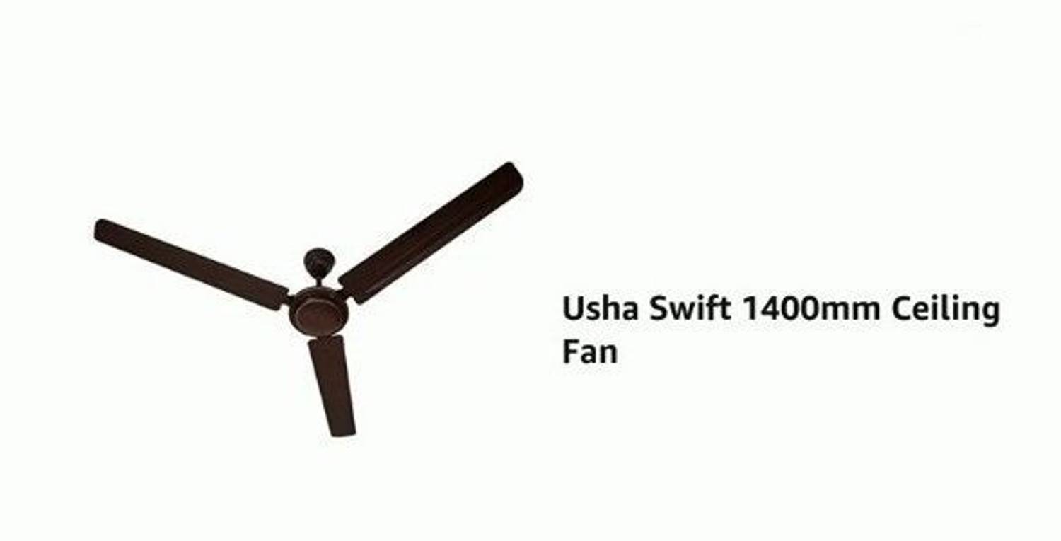 USHA Swift 1400mm Ceiling Fan Pack of 1 - Image 4