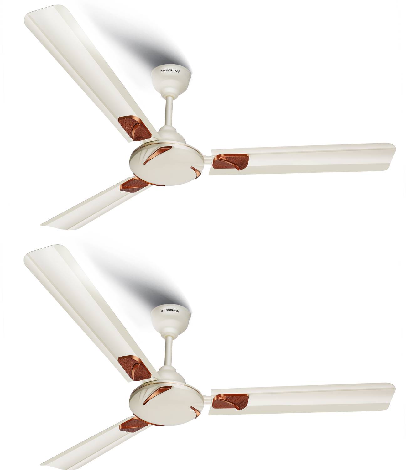 Longway Creta P2 | Anti Dust | Silent Operation | High Speed with 2 Year Warranty Ultra High Speed 1200 mm Ceiling Fan