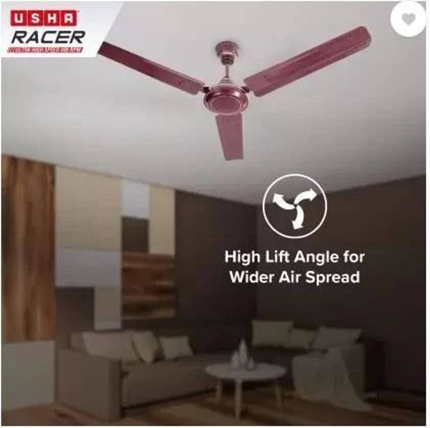 Usha CF AIR King 1200MM Brown 1ST 3X1