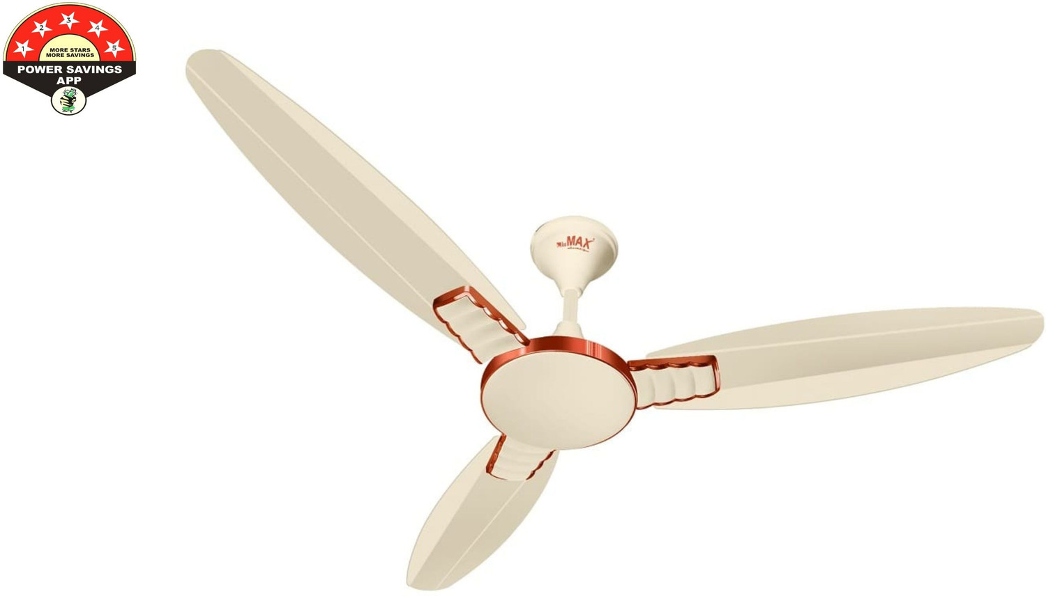 Image of MinMAX CRUISER IVORY-01 with 2 Year Warranty Anti Dust, Energy Saving, High Air Delivery, Ultra High Speed 1200 mm Ceiling Fan