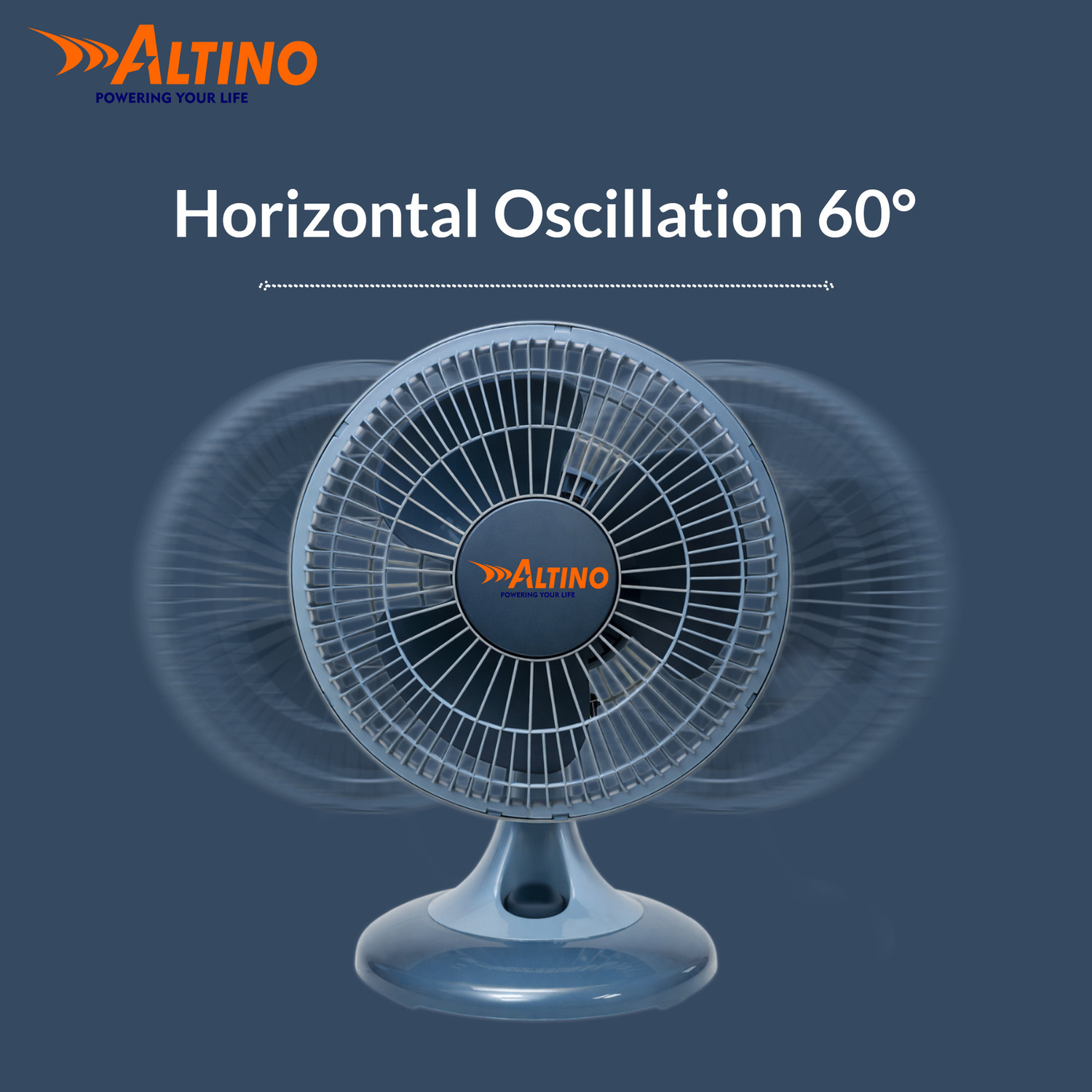 Image of ALTINO Table Fan 9Inch-42 with 1 Year Warranty 225 mm Table Fan