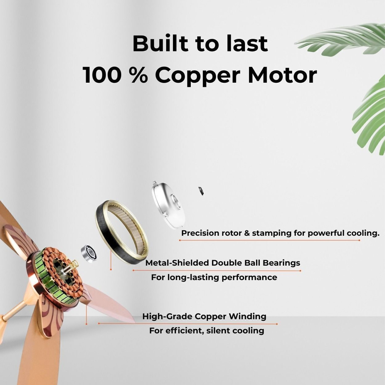 Image of Omen Changing Lives FELCON PRIME | Energy Saving with 2 Year Warranty Energy Saving 1200 mm Ceiling Fan