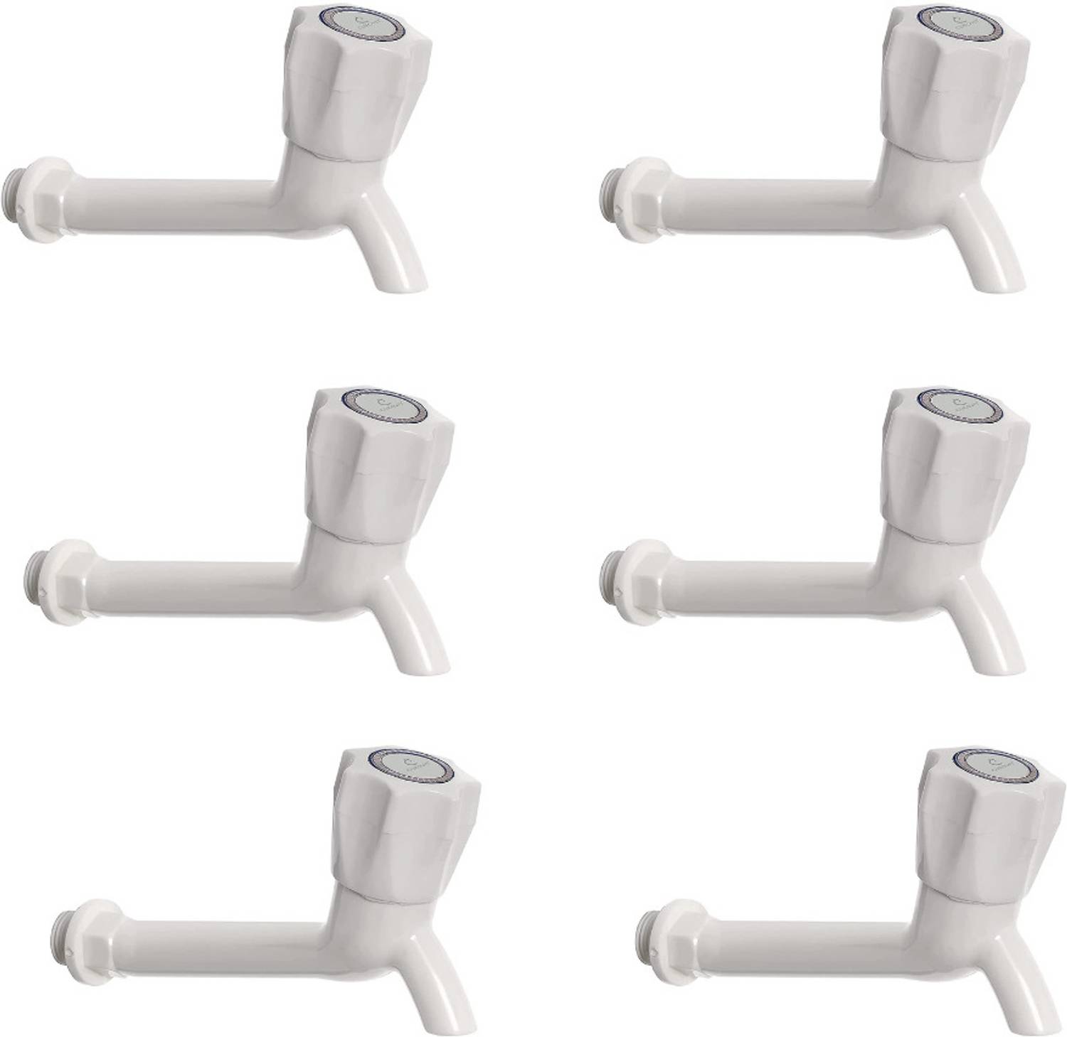 livefast Polo Eco Long Body Bib Cock (Pack of 6) Faucet Set