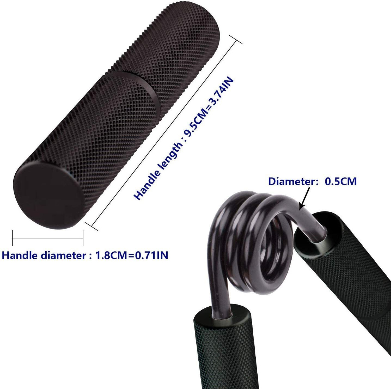 Image of Fitnesstricks 150lbs Hand Grips Metal Heavy Strength Sports Exercise Hand Grip /Fitness Grip