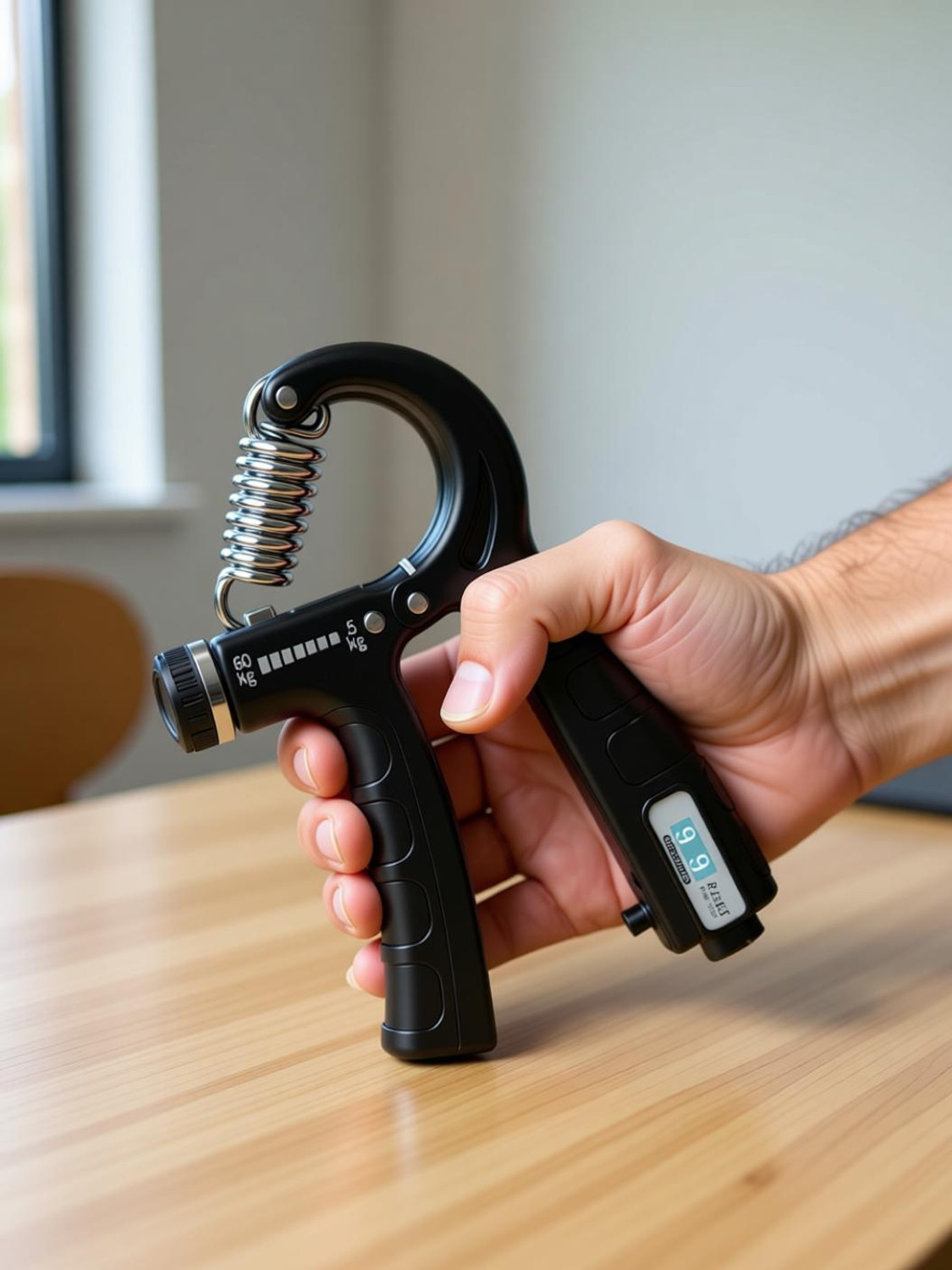 Image of IAMALOT and Strengthener with Counter, Adjustable Resistance from 5-60KG (Multicolor) Hand Grip /Fitness Grip