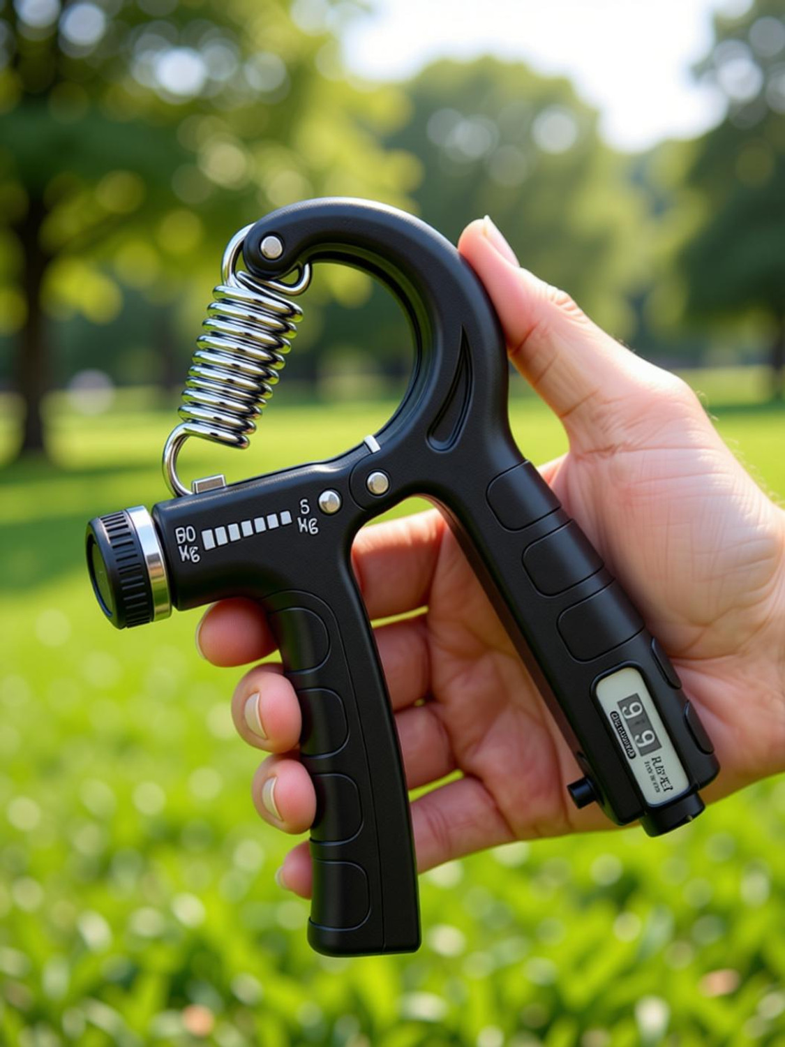 Image of IAMALOT and Strengthener with Counter, Adjustable Resistance from 5-60KG (Multicolor) Hand Grip /Fitness Grip