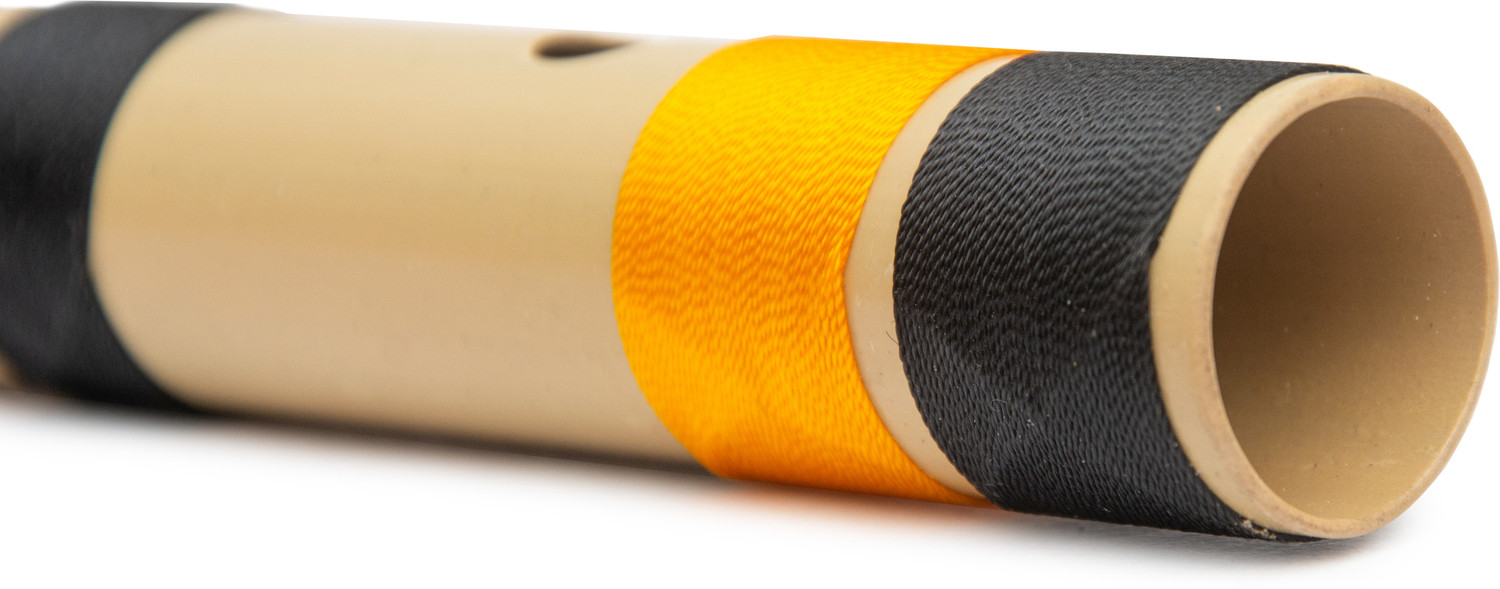 Image of Radhe Flutes G Natural Bansuri Base Octave LEFT Handed PVC Flute