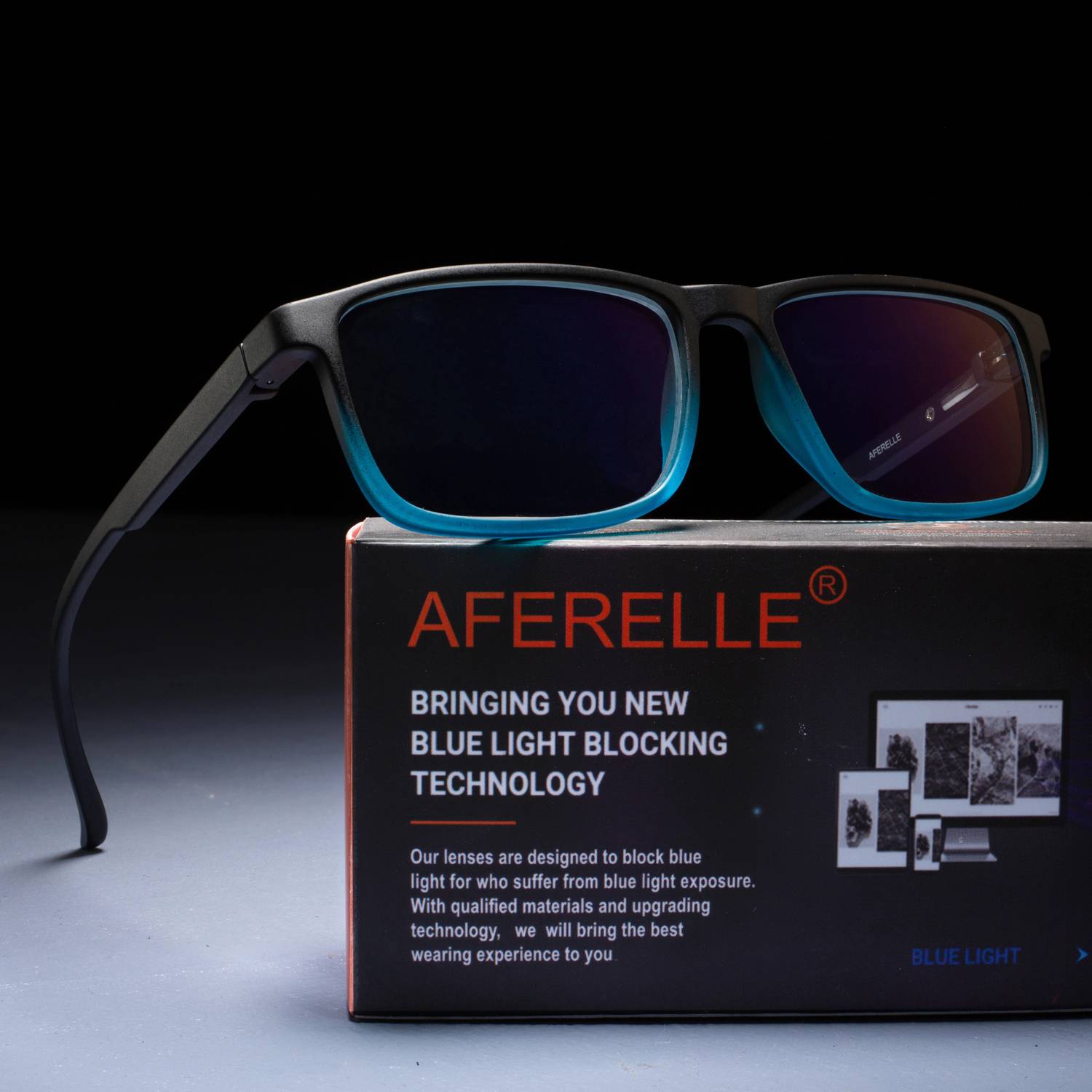aferelle Full Rim Rectangle Frame