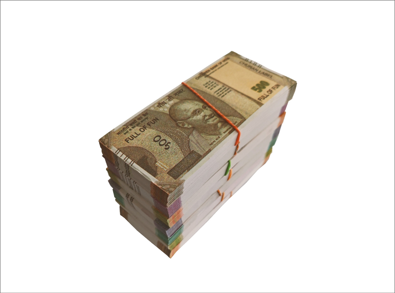 Image of FIER Playing Indian Currency Fake Note Fake currency Note Gag Toy
