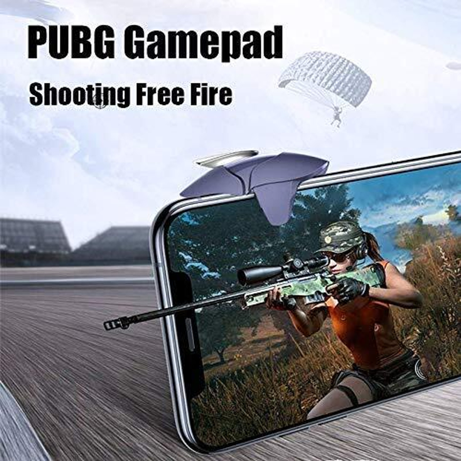 Image of GENIUSGRAWTH Heavy Trigger Conductive Mobile Gaming Triggers & All Android Gaming Accessory Kit